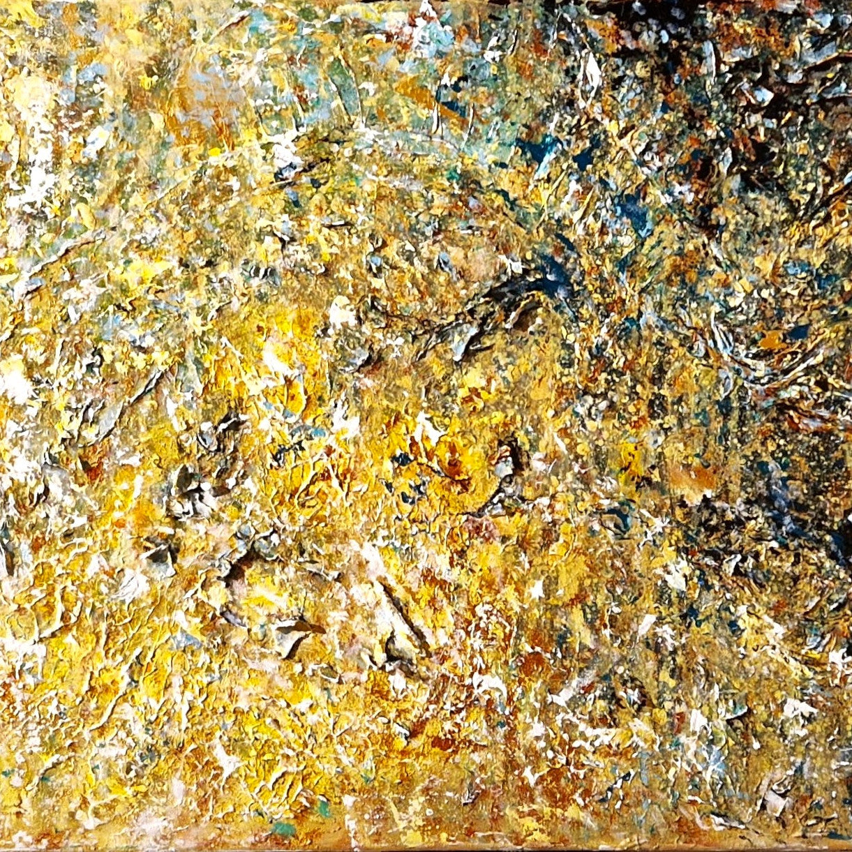 Original acrylic painting "Elevation" 50x175cm / 20x79 inches