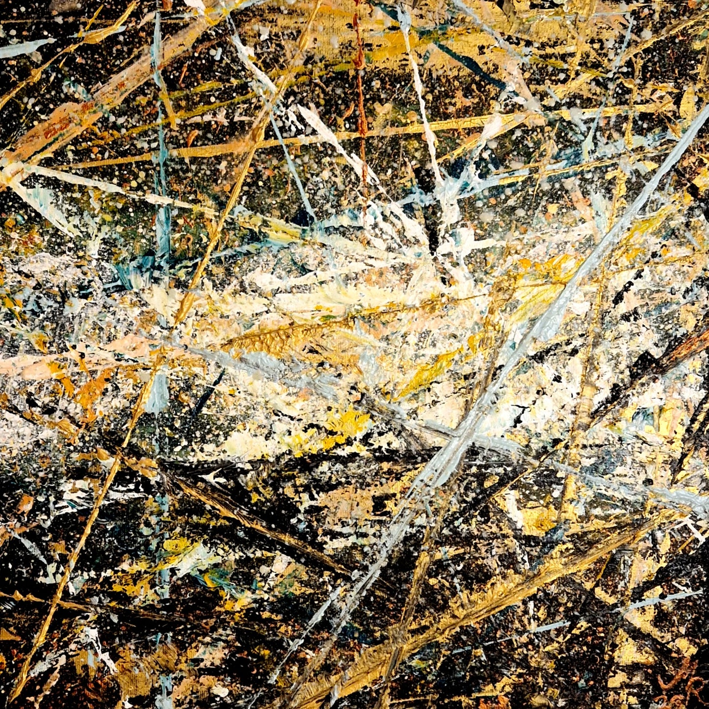 Original Painting "Wired", 2023, 40x40cm, 16x16 inches