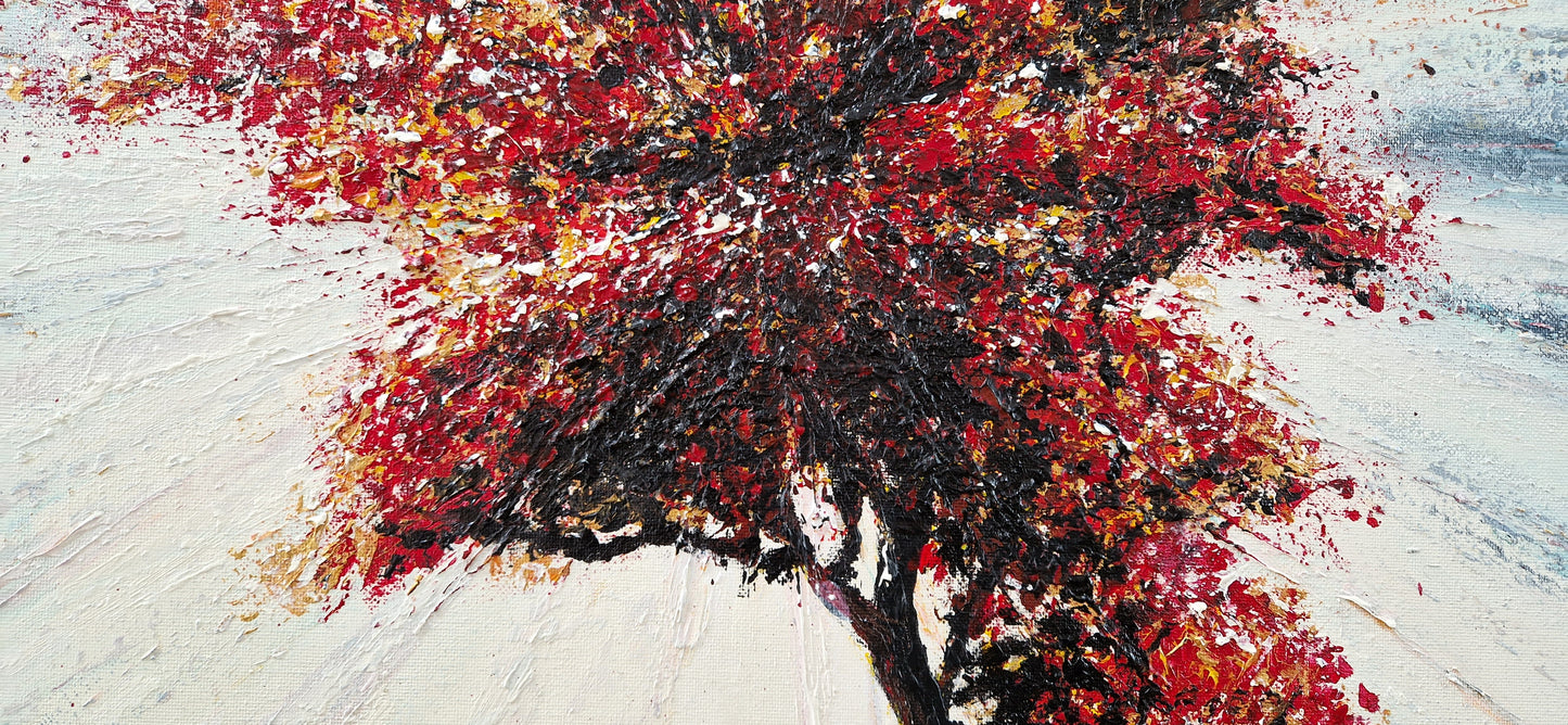 Original Painting "Dimensional Tree" - 2023 - 70x120cm / 28x48 inches