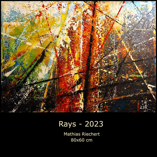 Original painting "Rays"